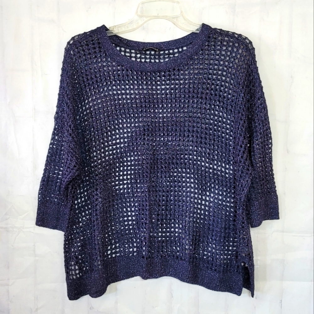 Express Metallic Thread Sweater